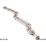 GTHAUS Section 1 Pipes w/ no Resonator Titanium for 2008-2013 BMW 128i(BM0104005)