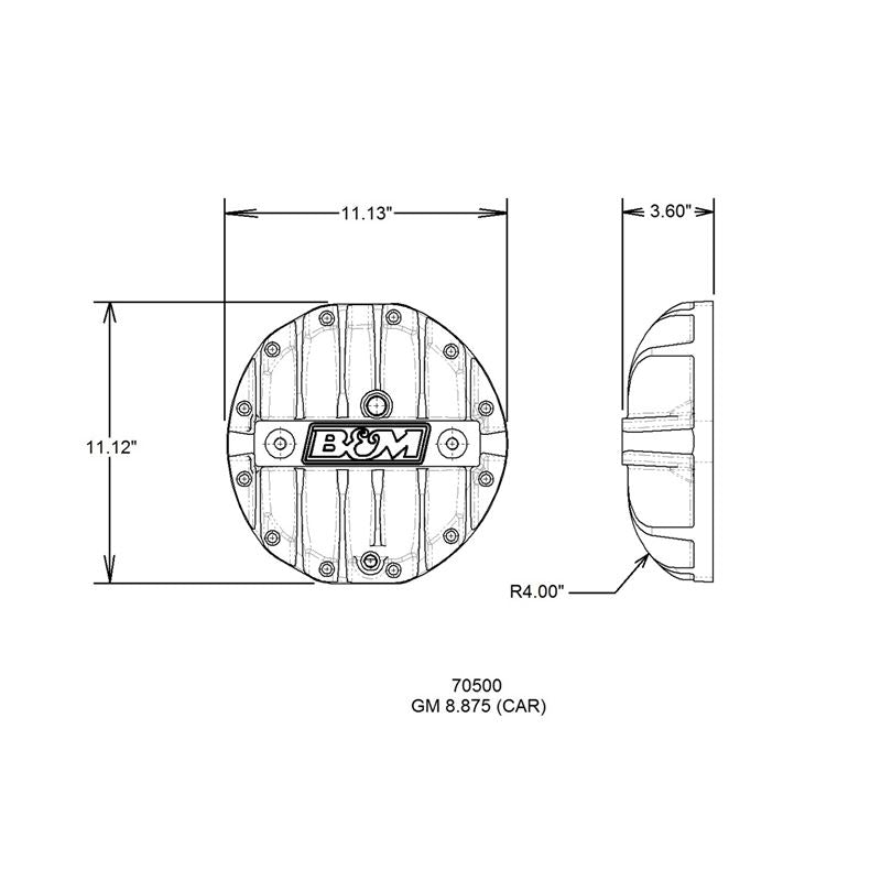 B&M Racing Differential Cover (70500)