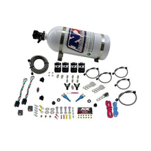 Load image into Gallery viewer, Nitrous Express Sport Compact EFI Dual Stage Nitrous Kit (35-75 x 2) x 2 w/10lb Bottle (20927-10)