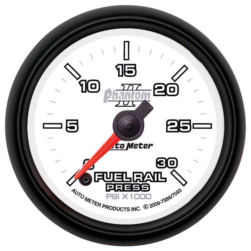 AutoMeter Fuel Pressure Gauge for 2007-2010 Chevrolet Silverado 2500 HD (7593)