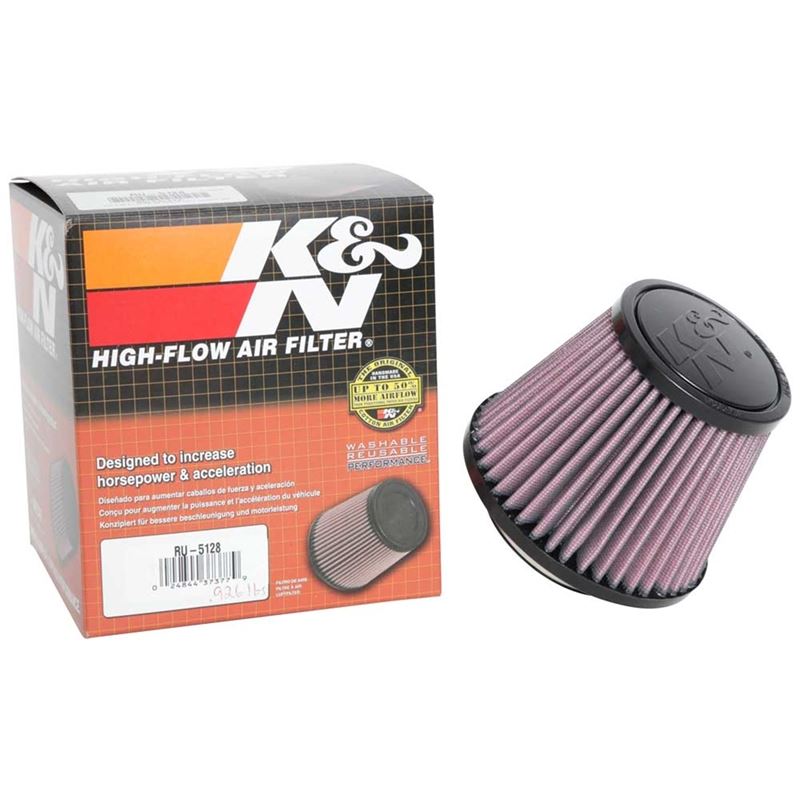 K&N Universal Clamp On Air Filter (RU-5128)