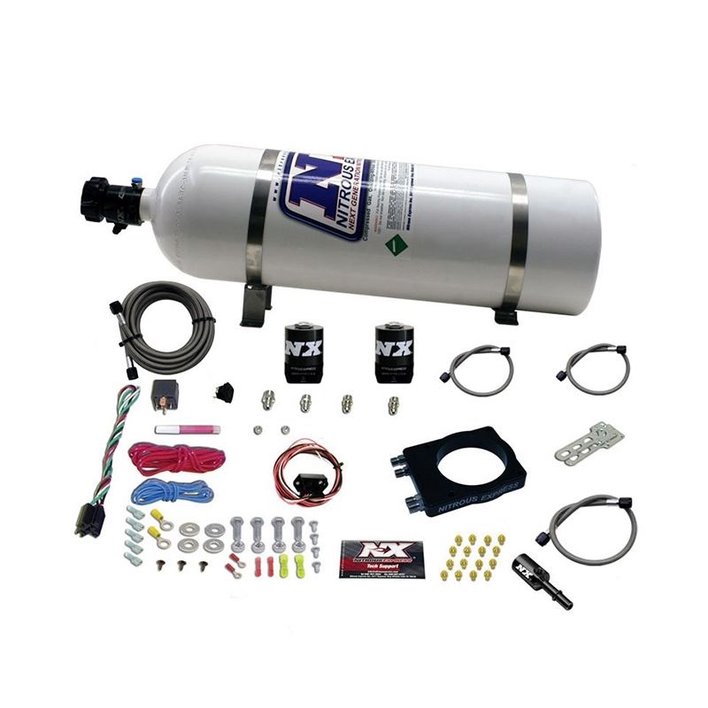 Nitrous Express Dodge Hemi Nitrous Plate Kit (50-400HP) w/15lb Bottle (20944-15)