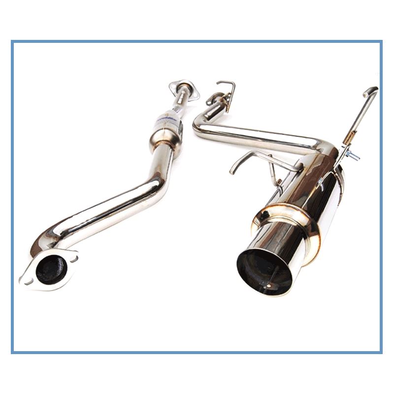 Invidia 08-11 Subaru Impreza Non-Turbo N1 Stainless Steel Tip Resonator 63mm Piping Cat-back Exhaust (HS08SI4GTP)