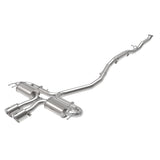 Takeda 3 IN 304 Stainless Steel Cat-Back Exhaust System w/ Polished Tips (49-36624-P)