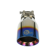 Load image into Gallery viewer, aFe MACH Force-Xp 304 Stainless Steel Clamp-on Exhaust Tip Blue Flame (49T25404-L071)