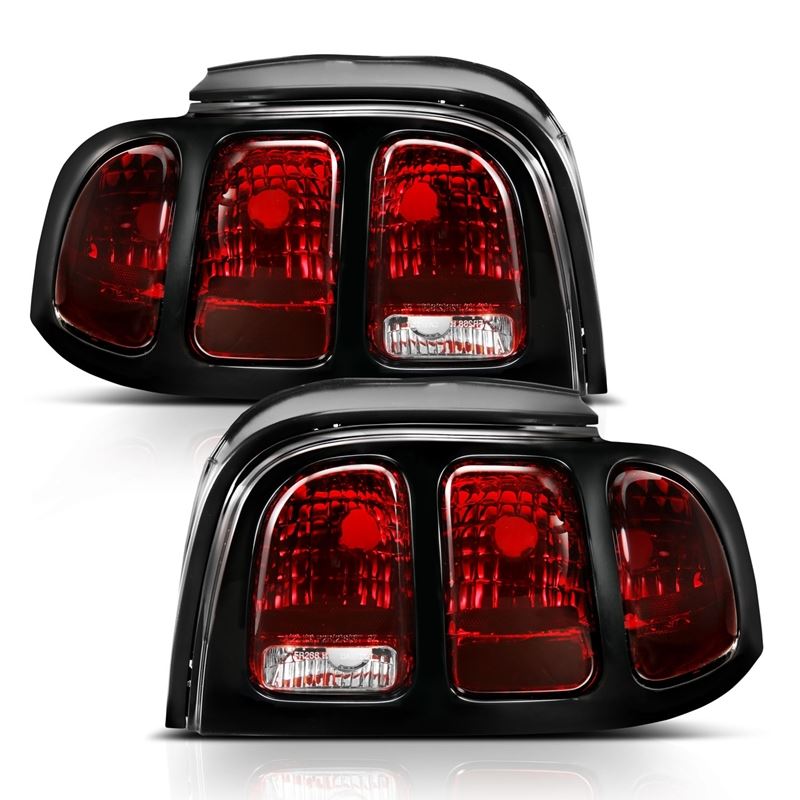 ANZO USA Tail Light Assembly, Dark Red Lens, OE Style, (321350)