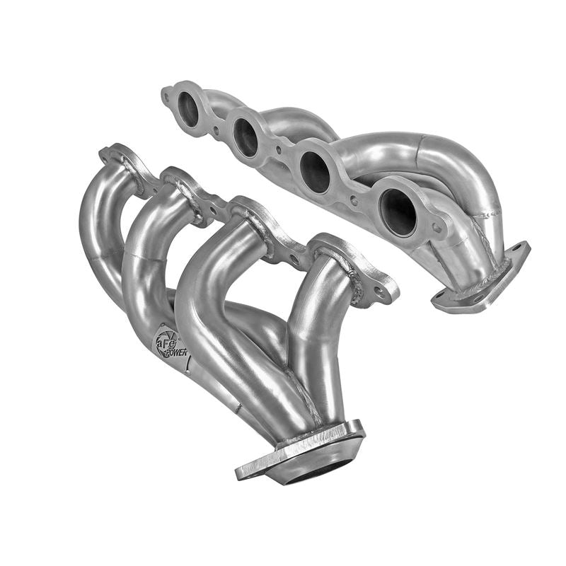 aFe Twisted Steel 409 Stainless Steel Shorty Header (48-44003)