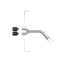 Load image into Gallery viewer, Takeda 3 IN to 2-1/2 IN 304 Stainless Steel Axle-Back Exhaust w/ Black Tip (49-37012-B)