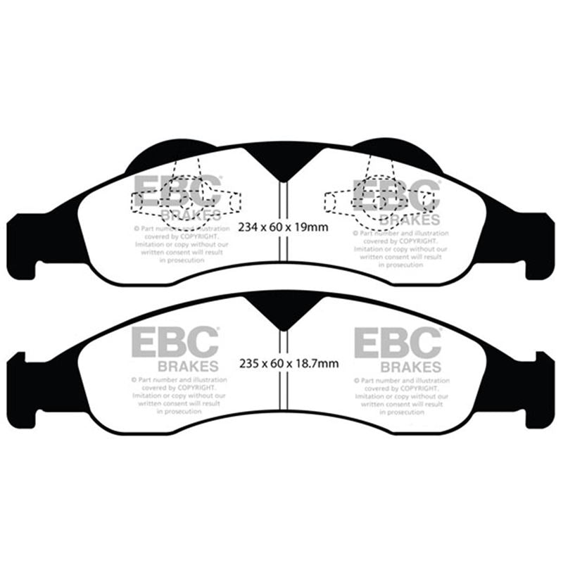 EBC Yellowstuff Street And Track Brake Pads (DP41803R)