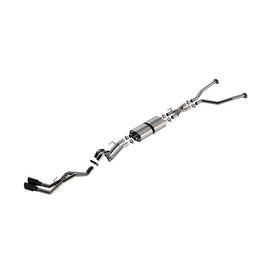 Borla 22-24 Toyota Tundra 3.4L V6 (Inc. Hyb.) Ext. Cab/STD Bed/145.7in WB S-Type Cat-Back - Blk Chrm (140939BC)