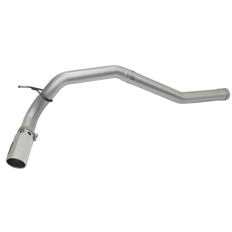 aFe Large Bore-HD 4 IN DPF-Back Stainless Steel Exhaust System w/Polished Tip (49-46113-P)