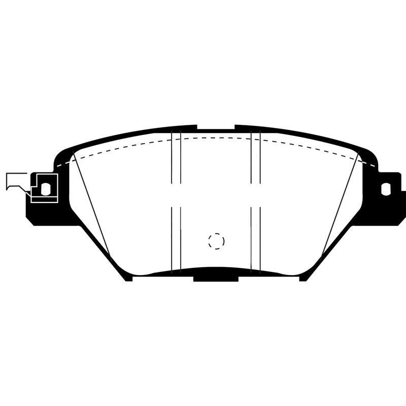 EBC Greenstuff 2000 Series Sport Brake Pads (DP23083)