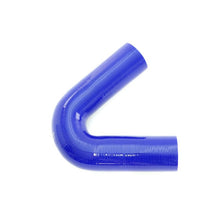 Load image into Gallery viewer, HPS Pefromance Silicone Elbow Coupler 135 Degree, 2-1/2&quot; ID, 5&quot; Legs Blue (HTSEC135-250-BLUE)