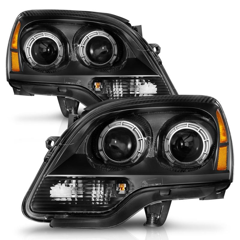 ANZO USA Crystal Headlight Set for 1999-2000 GMC C3500 (111523)