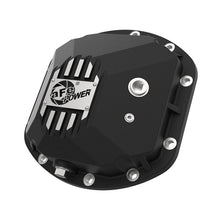 Load image into Gallery viewer, aFe Pro Series Dana 30 Front Differential Cover Black w/ Machined Fins (46-71130B)