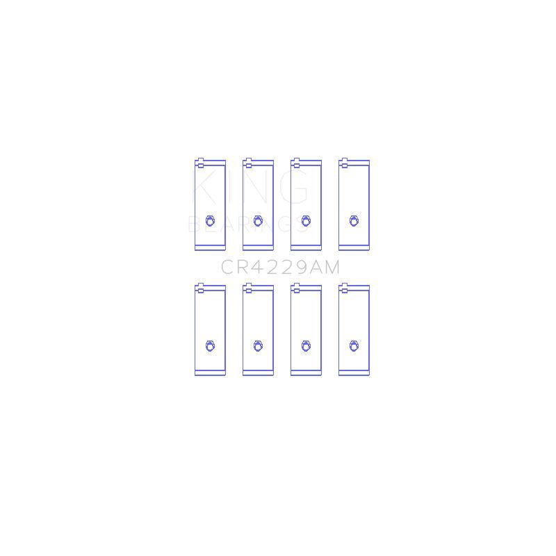 King Engine Bearings Connecting Rod Bearing Set (CR4229AM)