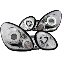 Load image into Gallery viewer, ANZO USA 1998-2005 Lexus Gs300 Projector Headlights w/ Halo Chrome (121143)