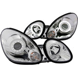 ANZO USA 1998-2005 Lexus Gs300 Projector Headlights w/ Halo Chrome (121143)