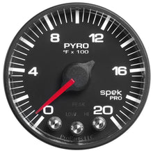 Load image into Gallery viewer, AutoMeter Spek-Pro 52.4mm 0-2000F Digital Stepper Motor Pyrometer Gauge (P310328)