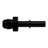 DeatschWerks 6AN Male Flare to 5/16in Male EFI Quick Connect Adapter - Anodized Matte Black(6-02-0112-B)