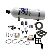 Load image into Gallery viewer, Nitrous Express Dominator Billet Crossbar Pro-Power Nitrous Kit (100-500HP) w/15lb Bottle (60547-15)