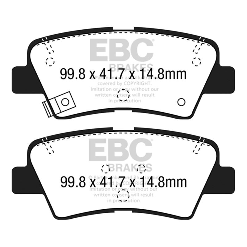 EBC Greenstuff 2000 Series Sport Brake Pads (DP22188)