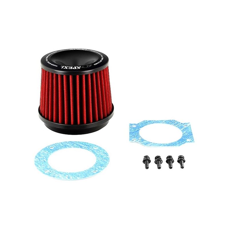 APEXi® Power Round Tapered Red Air Filter (2.95" F x 5.51" B x 5.51" T x 4.72" H) (500-A024)