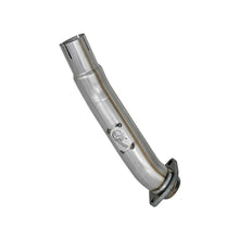 Load image into Gallery viewer, aFe Twisted Steel 2-1/2 IN 409 Stainless Steel Loop-Delete Downpipe (48-48024)