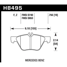 Load image into Gallery viewer, Hawk Performance Performance Ceramic Brake Pads (HB495Z.756)