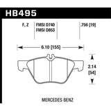 Hawk Performance Performance Ceramic Brake Pads (HB495Z.756)