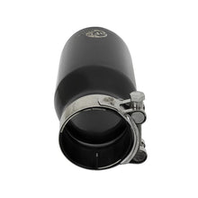 Load image into Gallery viewer, aFe MACH Force-Xp 409 Stainless Steel Clamp-on Exhaust Tip Black (49T25354-B07)