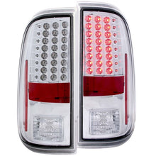 Load image into Gallery viewer, ANZO USA 2008-2015 Ford F-250 LED Taillights Chrome (311128)