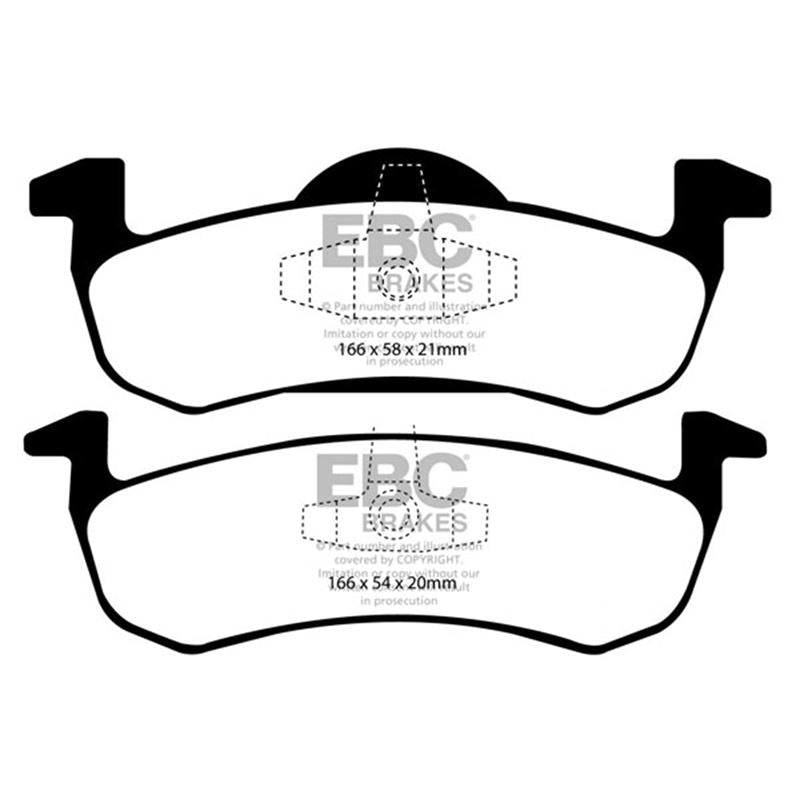 EBC Redstuff Ceramic Low Dust Brake Pads (DP31804C)