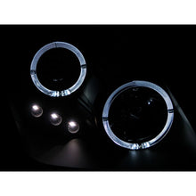 Load image into Gallery viewer, ANZO USA 1997-2001 Honda Prelude Projector Headlights w/ Halo Black w/ LED (121341)