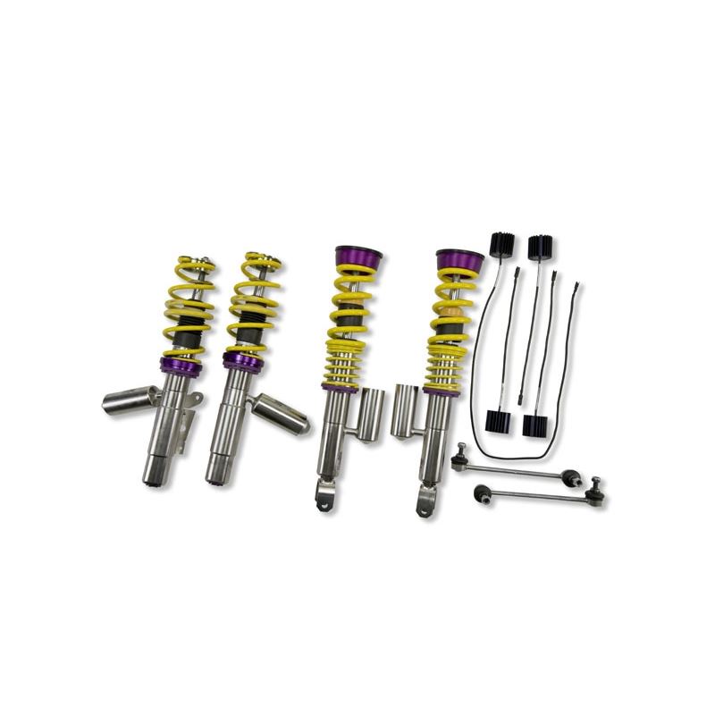 KW Suspension Coilover Kit V3 Bundle for Porsche 911 (997) Turbo Coupe w/ PASM (35271034)