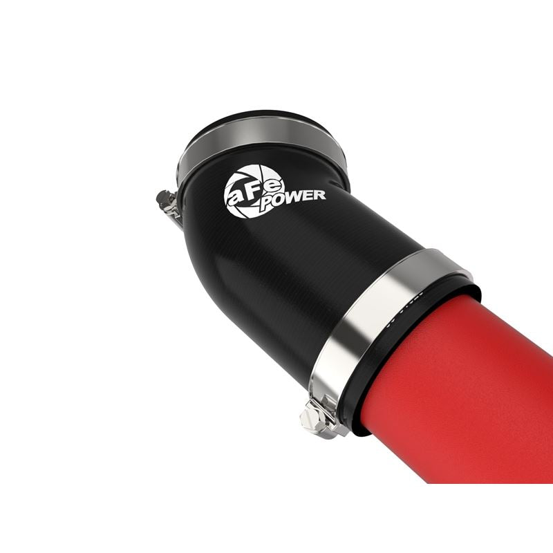 aFe Power BladeRunner 2-3/4in Aluminum Cold Charge Pipe - Red for 20-23 Ford Explorer ST V6 3.0L (tt) (46-20659-R)