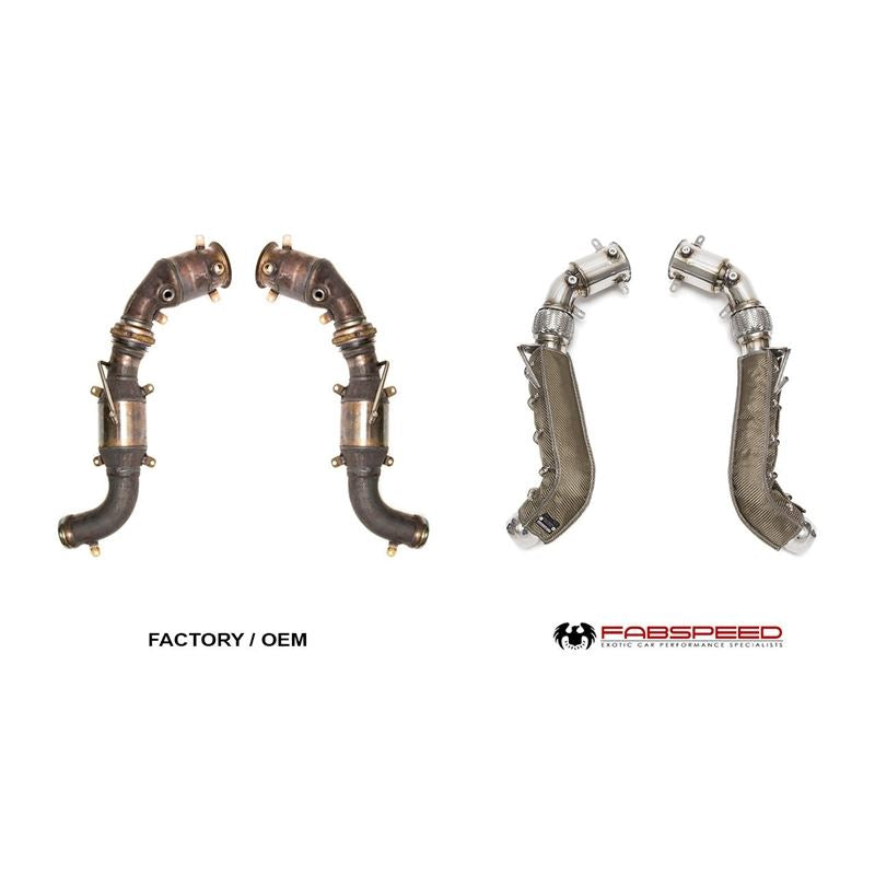 Fabspeed McLaren MP4-12C link comp.Pipes (FS.MCL.12C.CB)