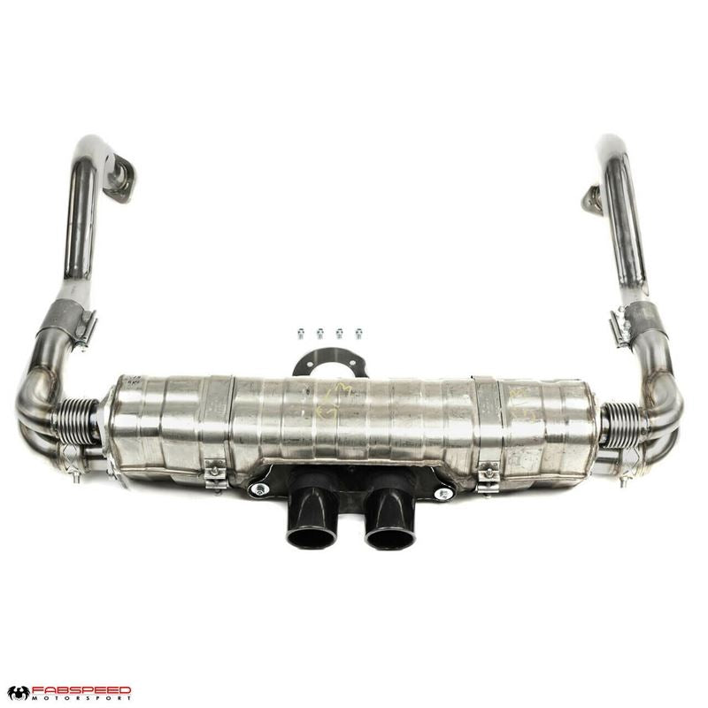 Fabspeed 981 Cayman GT4/Spyder Valvetronic GT3 Muffler Conversion Kit (FS.POR.981GT4.GT3CK)