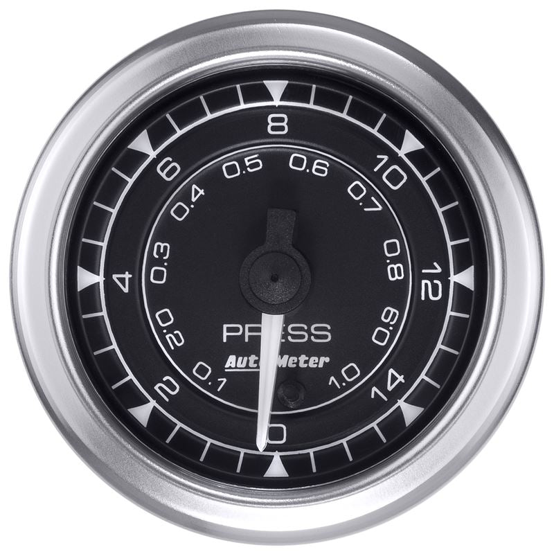 AutoMeter Chrono 2-1/16in 15PSI Pressure Gauge (8162)