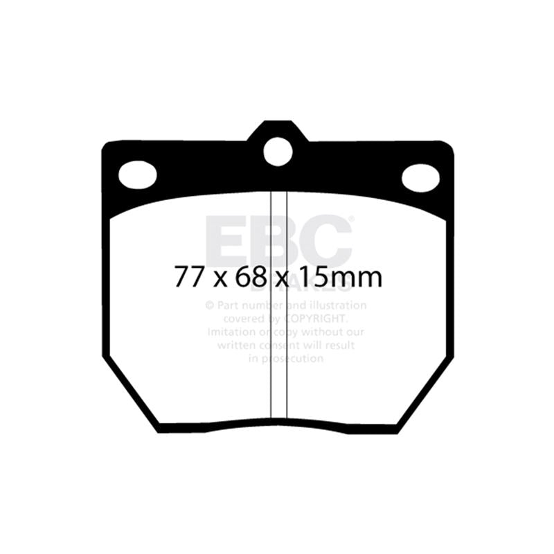 EBC Greenstuff 2000 Series Sport Brake Pads (DP2273)