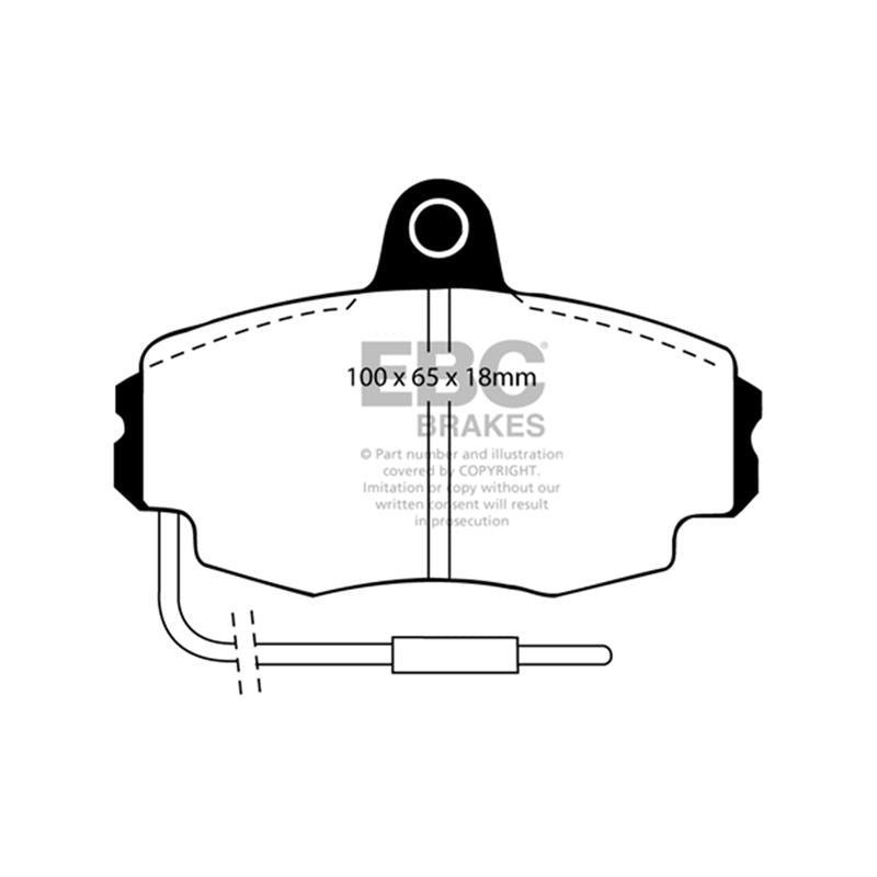 EBC Greenstuff 2000 Series Sport Brake Pads (DP2426)