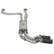 Load image into Gallery viewer, aFe Rebel Series 3 IN 409 Stainless Steel Cat-Back Exhaust System w/Black Tips (49-46124-B)