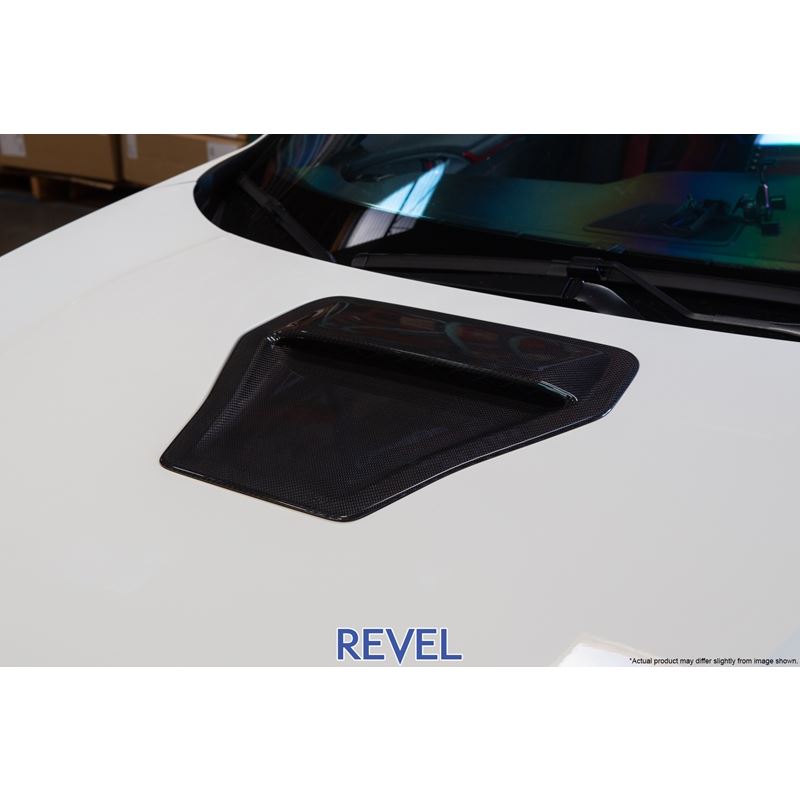 Revel Gt Dry Carbon Engine Hood Scoop Cover 2017-2018 Honda Civic Type-R 1 Pc (1TR4GT0AH10)