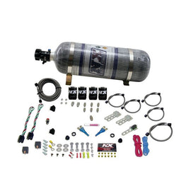 Nitrous Express Ford EFI Dual Stage Nitrous Kit (50-150HP x 2) w/Composite Bottle (20124-12)
