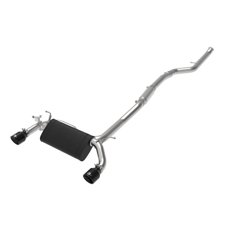 aFe MACH Force-XP 3 IN to 2-1/2 IN 304 Stainless Steel Cat-Back Exhaust Black (49-36347-B)