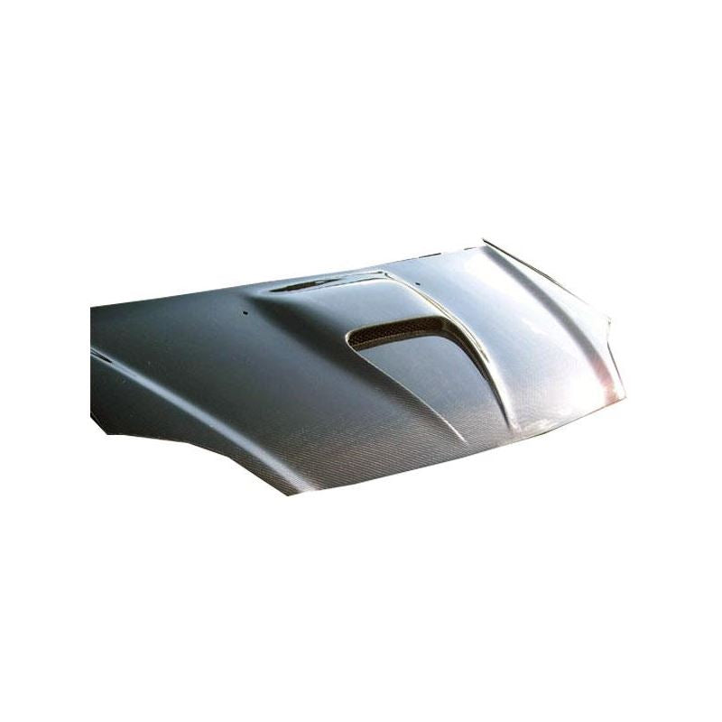 VIS Racing G Force Style Black Carbon Fiber Hood (02HDCVCHBGF-010C)