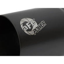 Load image into Gallery viewer, aFe MACH Force-Xp Stainless Steel Clamp-on Exhaust Tip Black Right Side Exit (49T35404-B07)