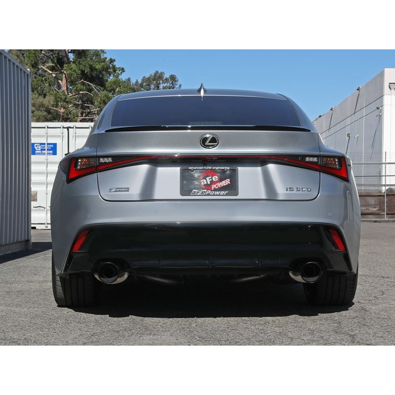 Takeda Axle-Back Exhaust System for 2018-2022 Lexus IS300(49-36060-B)