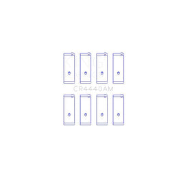 King Engine Bearings Connecting Rod Bearing Set for 1971-1974 Ford Pinto (CR4440AM0.5)