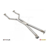 GTHAUS Cat-Back LSR pipe(Front + Mid Section) Titanium for 2015-2016 Lexus RC F(LE0524001)